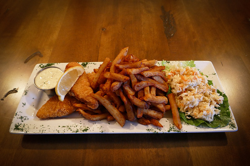 Assiette fish and chips 